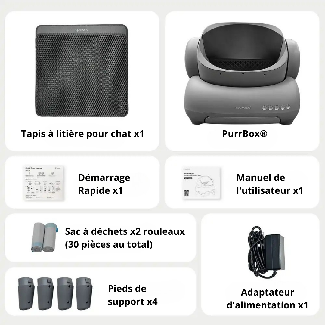 PurrBox® : Le bac à litière intelligent anti-odeurs