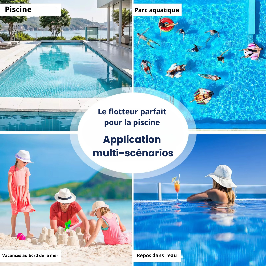 Floating Oasis® - Chaise flottante gonflable avec pompe à air
