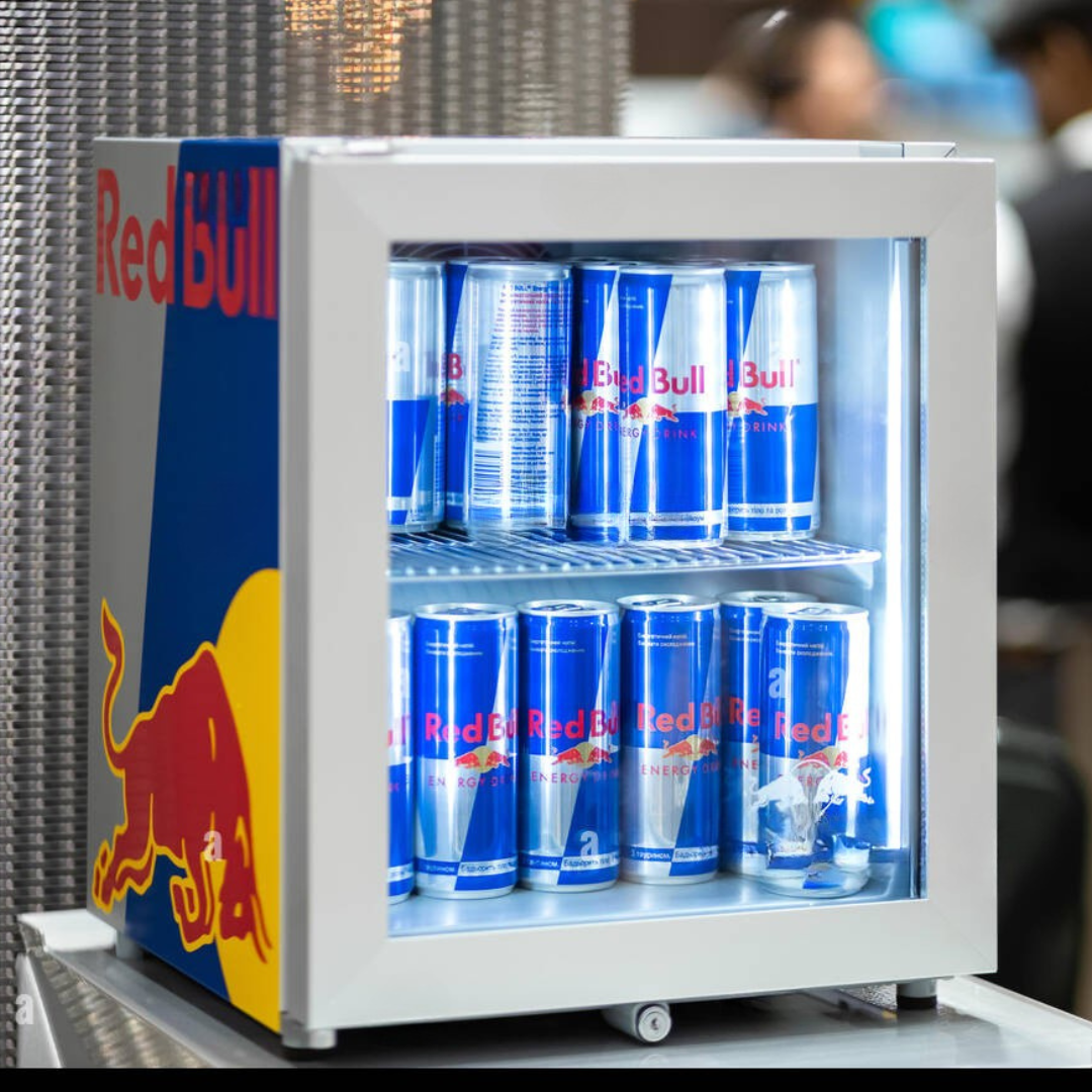 Mini-frigo® + 24 boissons énergisantes