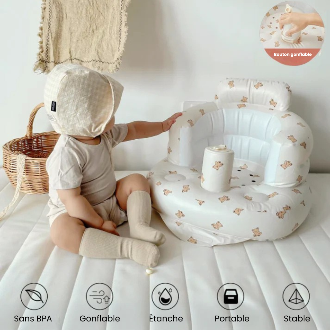BébéNuage® – Chaise haute intelligente et gonflable pour bébé
