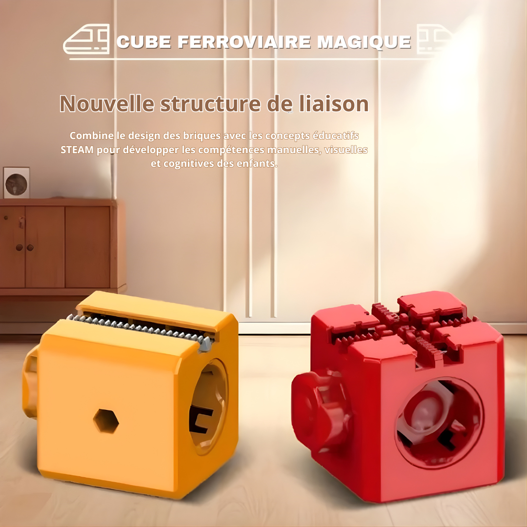 BrainRail® - le circuit magnétique éducatif pour les petits ingénieurs