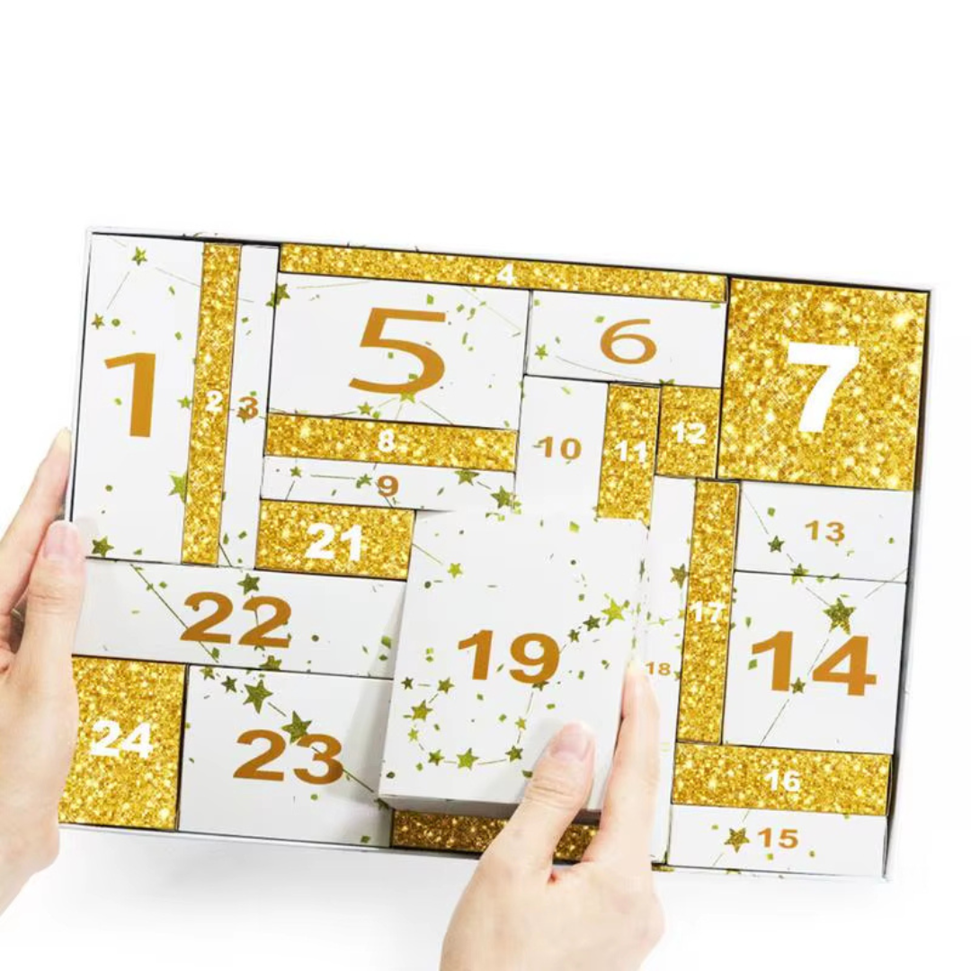 AurumSkin® - Calendrier de l'Avent Beauté 2025 avec 24 produits de soin pour la peau