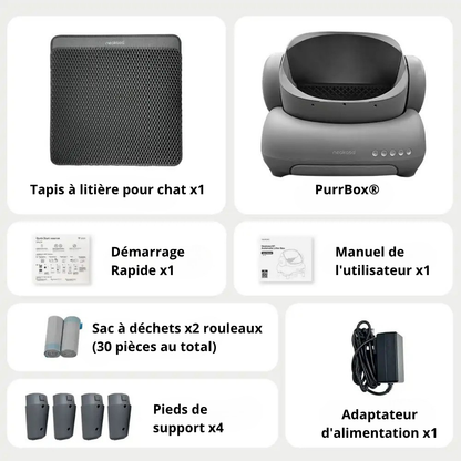 PurrBox® : Le bac à litière intelligent anti-odeurs