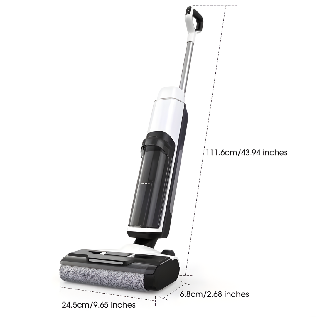 TurboMop Fusion® - le balai aspirant 3 en 1 sans fil pour sols secs et humides.