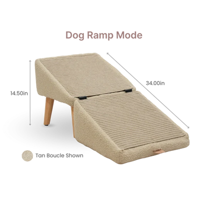 PawRest® - Rampe pour chien + pouf