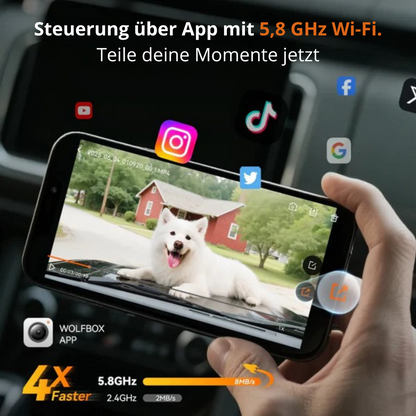 RoadGuard G900Pro® - 12MP WiFi Touch Screen Dash Cam Smart Mirror