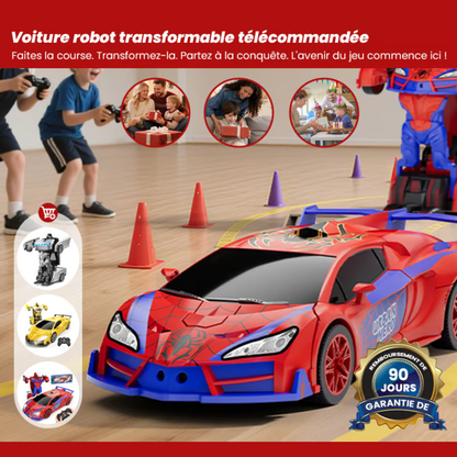 TurboRacer® - la voiture robot transformable 2 en 1